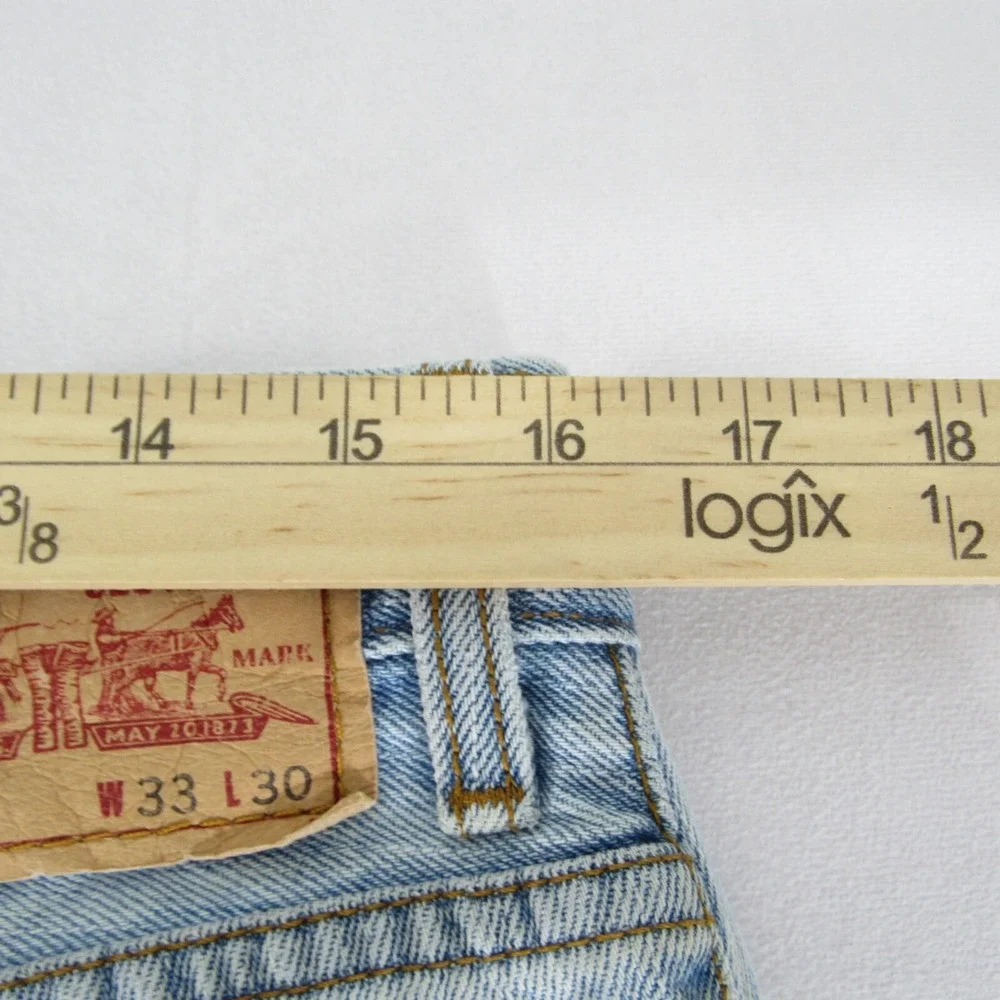 Levis 560 Jeans Mens‎ Size 33x30 (Actual 32x27) Loose Fit Tapered Leg Blue Denim